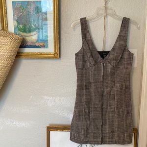 90’s inspired plaid dress